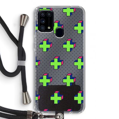 8-bit N°10: Samsung Galaxy M31 Transparant Hoesje met koord