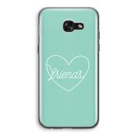 Friends heart pastel: Samsung Galaxy A5 (2017) Transparant Hoesje