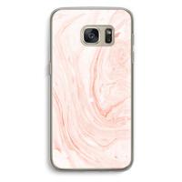 Peach bath: Samsung Galaxy S7 Transparant Hoesje