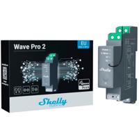 Shelly qubino wave pro 2 relais (grijs)