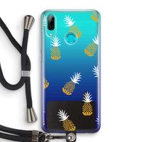 Ananasjes: Huawei P Smart (2019) Transparant Hoesje met koord