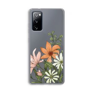 Floral bouquet: Samsung Galaxy S20 FE / S20 FE 5G Transparant Hoesje