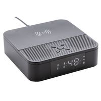 Xd Collection 3-in-1 Speaker/klok Bluetooth 12 Cm Zwart 2-delig - thumbnail