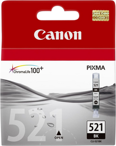 Canon CLI-521 BK Origineel Zwart 1 stuk(s)