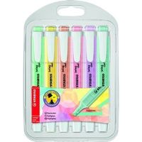 Stabilo Boss Pastel etui 6 stuks