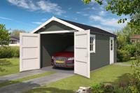 Outdoor Life Products | Garage Dillon 300 x 540 | Gecoat | Green Grey-Wit