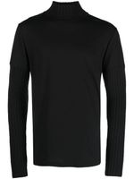MM6 Maison Margiela sweat à détails nervurés - Noir