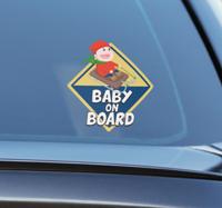 Autosticker baby on board slee Autosticker baby on board slee