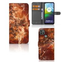Motorola Moto G9 Power | Bookcase | Marmer Bruin | Portemonnee hoesje