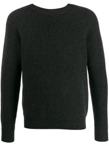 N.Peal sweat à encolure ronde Fisherman's Rib 007 - Gris