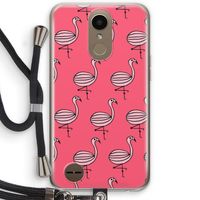 Flamingo: LG K10 (2017) Transparant Hoesje met koord