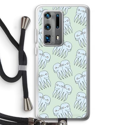 Octopussen: Huawei P40 Pro Plus Transparant Hoesje met koord