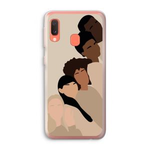 Sweet creatures: Samsung Galaxy A20e Transparant Hoesje