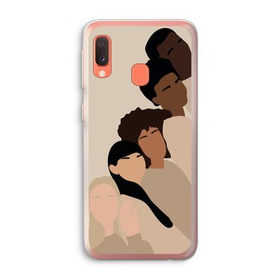 Sweet creatures: Samsung Galaxy A20e Transparant Hoesje