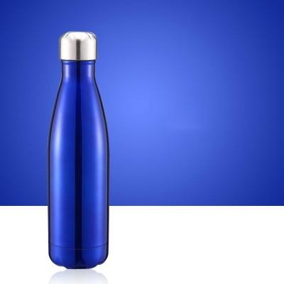 Thermische beker vacuüm kolf warmte waterfles draagbare roestvrijstalen sport ketel capaciteit: 500ml (Ocean Blue)