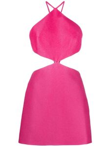 Valentino Garavani robe courte à détails de nœuds - Rose