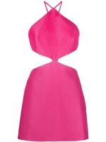Valentino Garavani robe courte à détails de nœuds - Rose