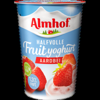 Almhof Halfvolle Fruityoghurt Aardbei 500 g bij Jumbo