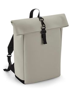Atlantis BG335 Matte PU Roll-Top Backpack - Clay - 28 x 43 x 13 cm