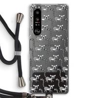Makis: Sony Xperia 1 III Transparant Hoesje met koord