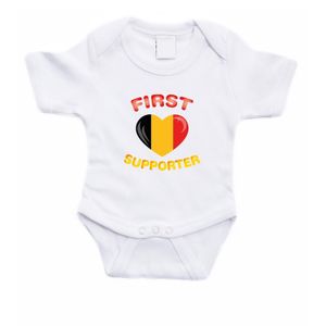 First Belgie supporter rompertje baby 80 (9-12 maanden)  -