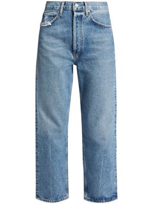 AGOLDE jean droit 90s Crop - Bleu