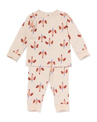 HEMA Babypyjama Feesthonden Gebroken Wit (gebroken wit)