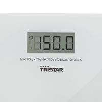 Tristar WG-2419 Digitale personenweegschaal Weegbereik (max.): 150 kg Wit - thumbnail