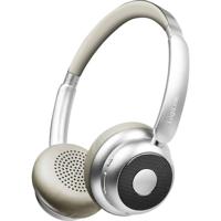 LogiLink BT0072BR Over Ear koptelefoon Bluetooth Zilver