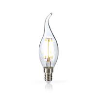 Nedis ledbfe14canft2 retro led-gloeilamp e14 kaars met gebogen punt 4,8 w 470 lm Nedis ledbfe14canft2 retro led-gloeilamp e14 kaars met gebogen punt 4,8 w 470 lm