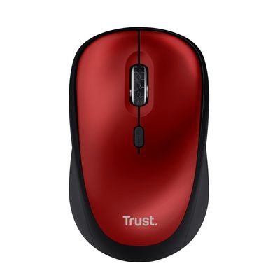 TrustYVI+ Draadloze Muis ECO Muis Rood