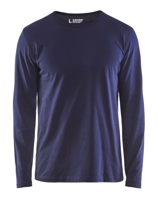 Blåkläder T-Shirt lange mouw 35001042 | Marineblauw | Maat XS - 7330509596692