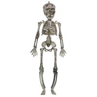 Halloween/horror thema hang decoraties - 1x stuks - skeletten - in vergane staat - 30 cm
