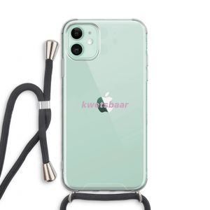 kwetsbaar: iPhone 11 Transparant Hoesje met koord