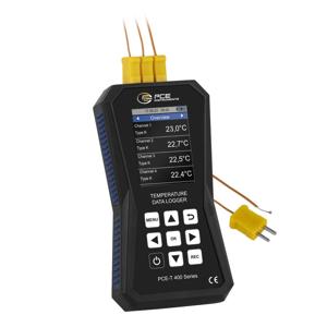 PCE Instruments PCE-T 420 Temperatuur datalogger Te meten grootheid Temperatuur -200 tot 1800 °C PDF-functie