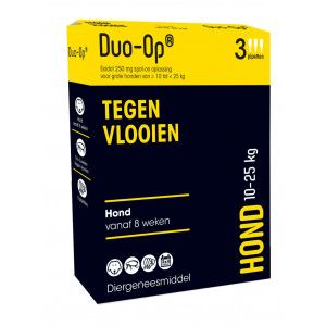 Duo-Op hond 250 mg (10-25 kg) 4 x 3 pipetten