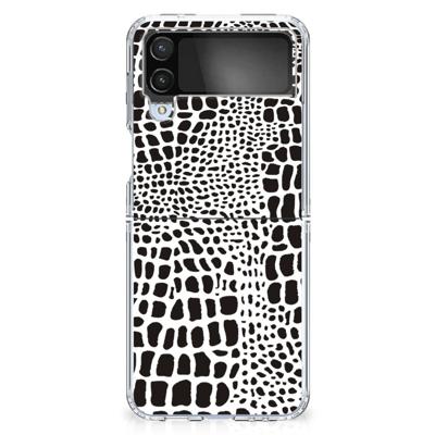 Samsung Galaxy Z Flip 4 | TPU Hoesje | Slangenprint