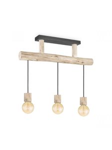 Light depot - hanglamp Billy - 3 lichts - houten tak - Outlet