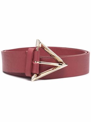 Merci ceinture à boucle triangulaire - Rouge
