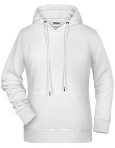 James & Nicholson JN8023 Ladies´ Hoody - /White - S