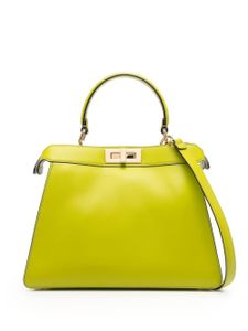 FENDI sac cabas Peekaboo en cuir - Vert