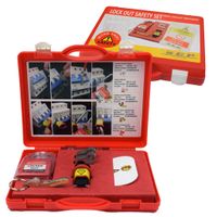 Lock Out Safetyset veilig werken aan een installatie begint met veilig stellen van de instalatie