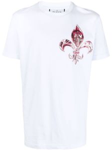 Philipp Plein t-shirt SS Chrome à col rond - Blanc