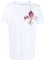 Philipp Plein t-shirt SS Chrome à col rond - Blanc