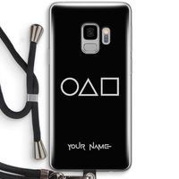 Squid Game: Samsung Galaxy S9 Transparant Hoesje met koord