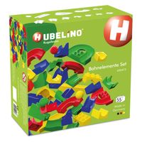 Hubelino knikkerbaan baanelementen, 55dlg. Hubelino knikkerbaan baanelementen, 55dlg.