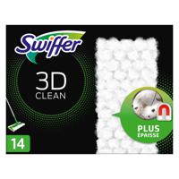 Swiffer 3D Clean droge vloerdoekjes navulling - 14st - thumbnail