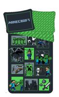 Minecraft Dekbedovertrek Survival Mode- 140 x 200 cm - Katoen