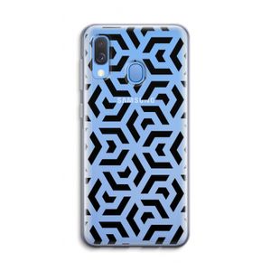 Crazy pattern: Samsung Galaxy A40 Transparant Hoesje