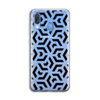Crazy pattern: Samsung Galaxy A40 Transparant Hoesje